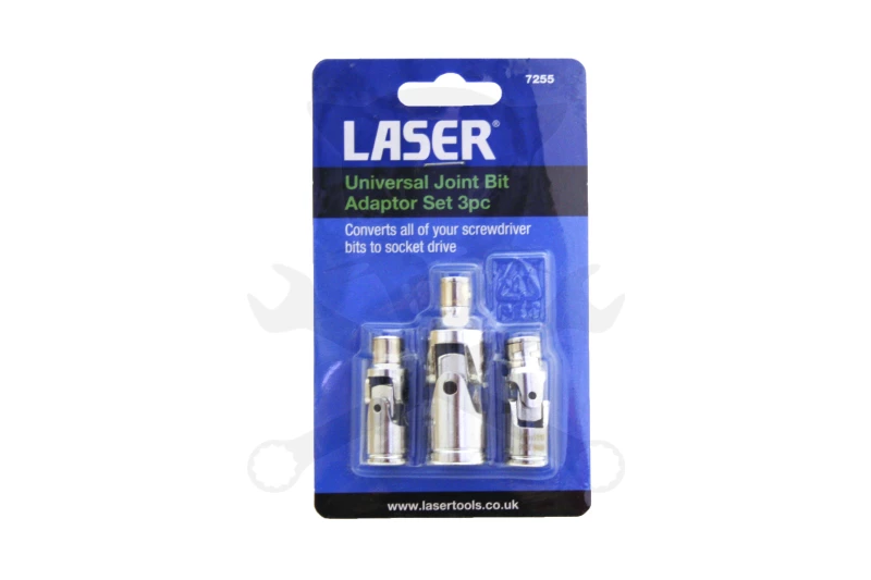 Bit tartó adapter kardán csuklós készlet 3 db-os 1/4"-3/8"-5/16" - AT18-