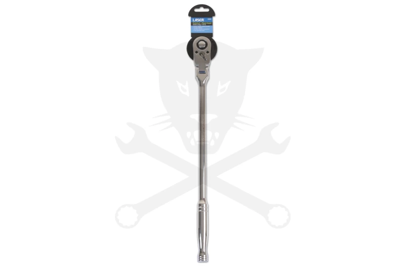 Crowa racsnis kulcs 1/2" 48 fog csuklós fejű - 430 mm hosszú - Laser