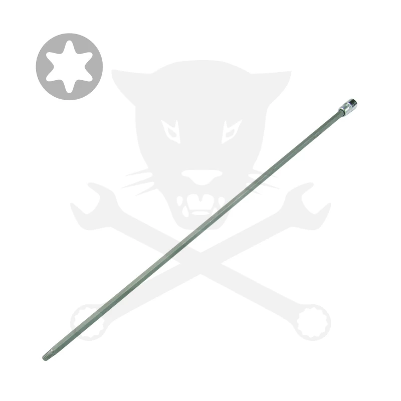 Rátűzőkulcs - crowa+bit 1/4" torx T30 x 400 mm extra hossz.