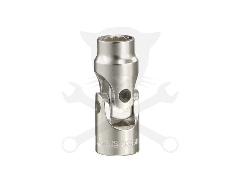 Dugókulcs - crowafej 3/8" csuklós 12 mm Genius