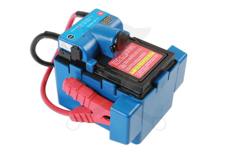 Akkumulátor bikázó-indító (starter) 12 V  -1200A -14Ah -Laser Tools
