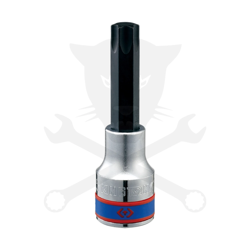 Rátűzőkulcs - crowa+bit 1/2" torx T50 hosszított King Tony