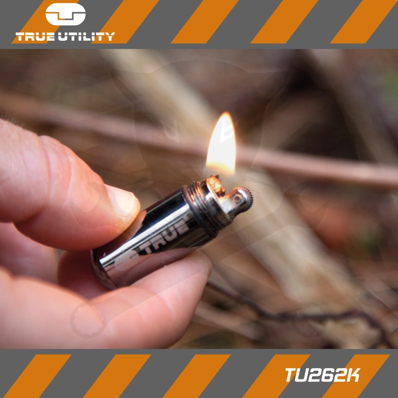 Öngyújtó, kis méretű vízálló, "töltény méretű" Firestash Utility- True