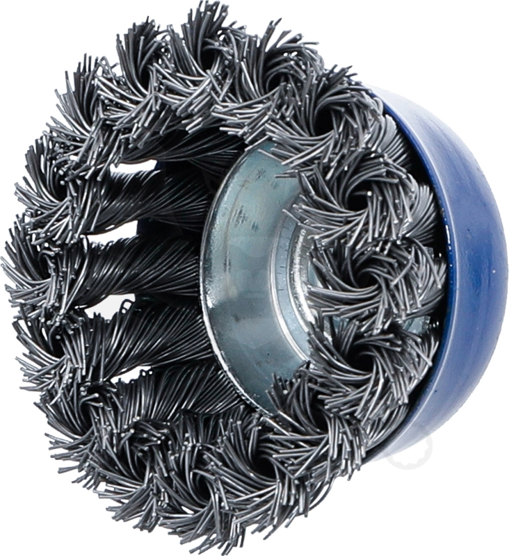 Drótcsiszoló fazékkefe  65 mm M14 x 2.0 menettel -sarokcsiszolóhoz- BGS