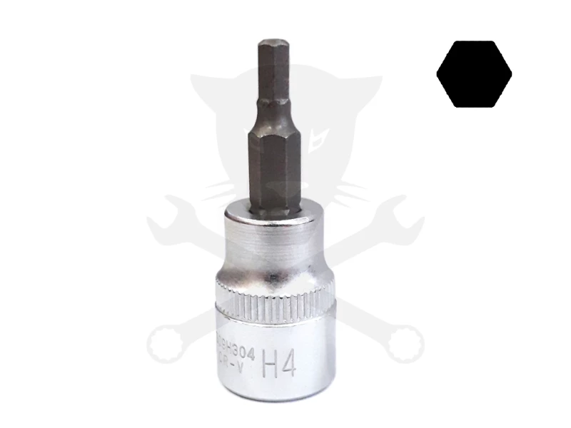 Rátűzőkulcs - crowa+bit 3/8" imbusz 04 mm