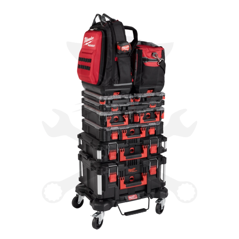 Packout - Lapos gurulós kocsi, 610x480x190 mm - 113 kg - Milwaukee