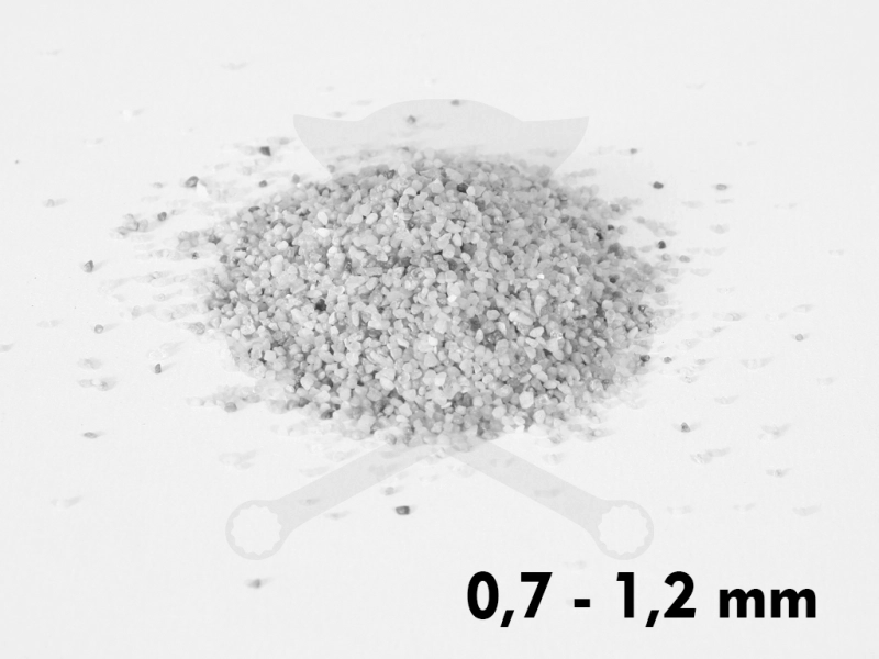 Homok kvarc 0,7-1,2 mm 25 kg zsákos kiszerelés (HOM0.7-1.2/25)
