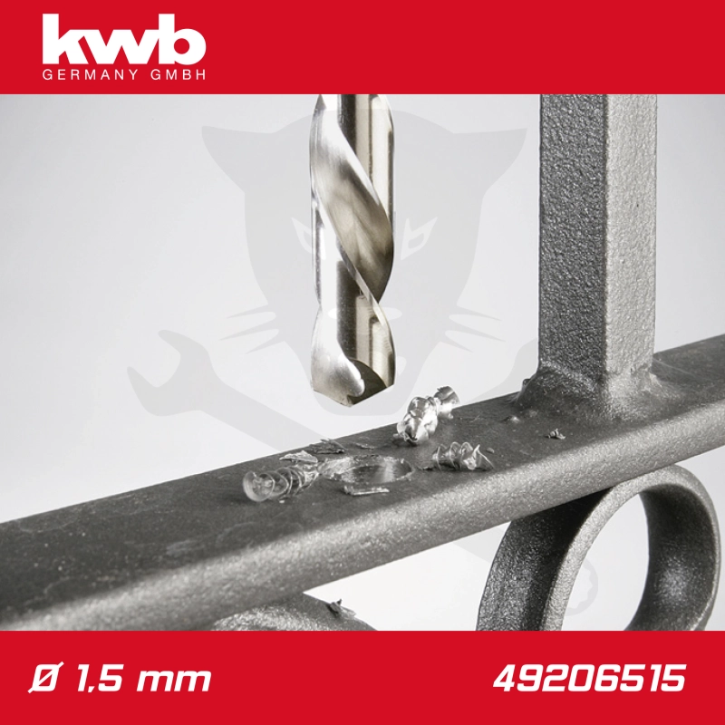 Csigafúró 1,5 mm HSS-G DIN 338 Silver Star, profi 2 db-os - KWB