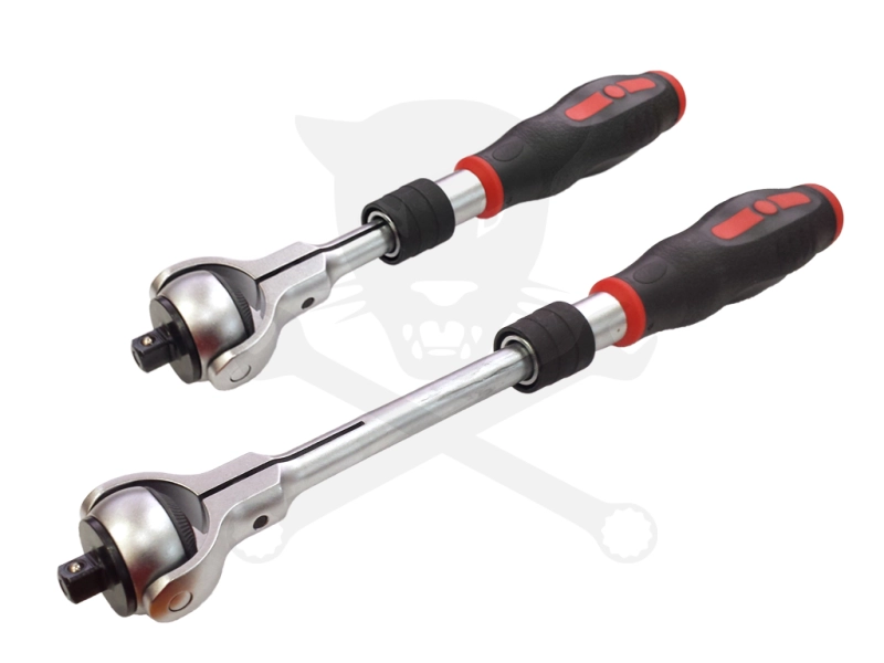 Crowa racsnis kulcs 1/4" teleszkópos 185-235 mm