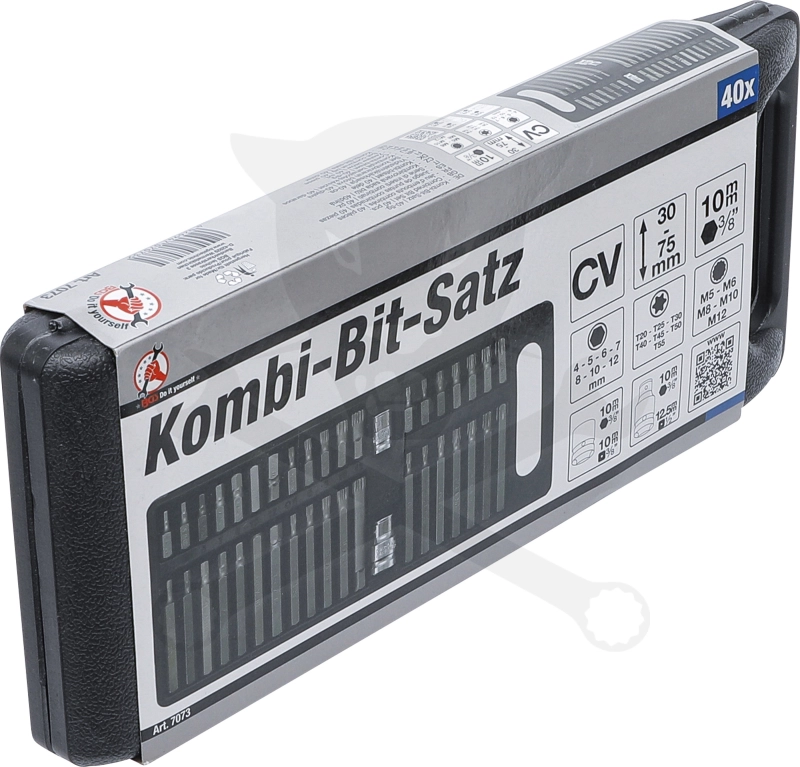 Torx-imb.-spline bit készlet 40 db-os klt - Kraftmann