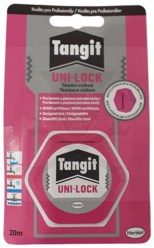 Csőmenettömítő zsinór - Tangit Unilock