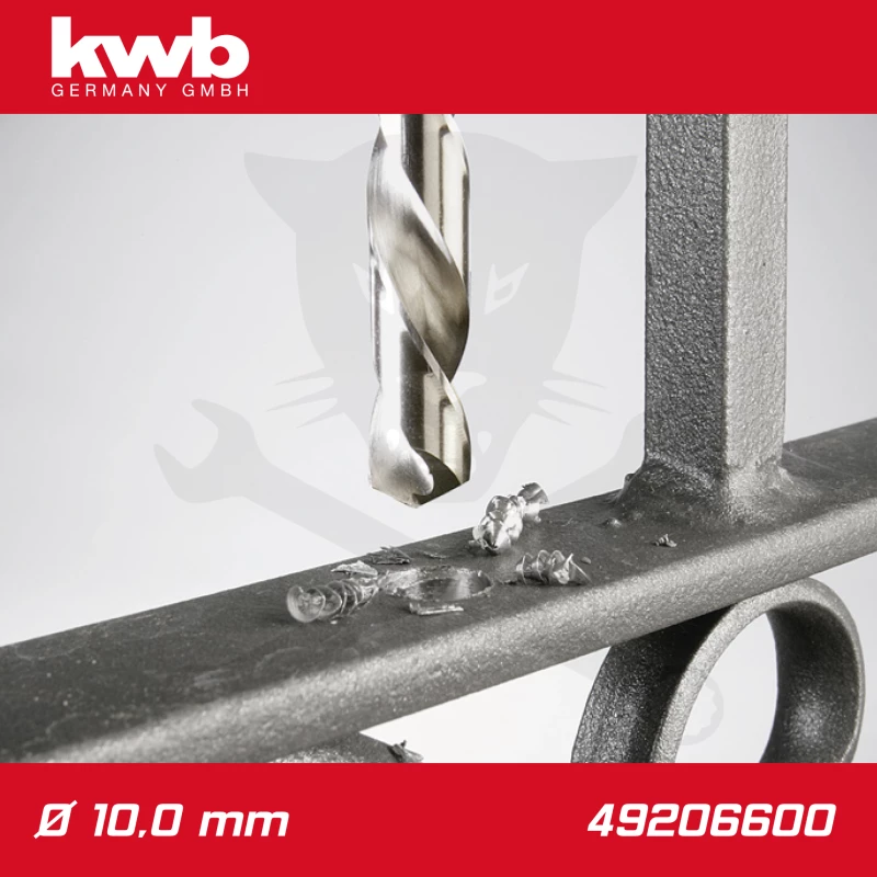 Csigafúró 10,0 mm HSS-G DIN 338 Silver Star, profi - KWB