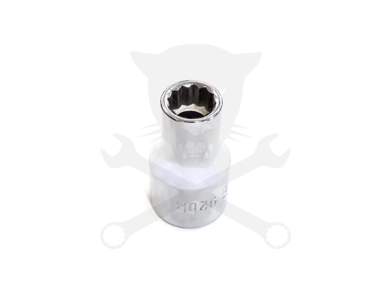 Dugókulcs - crowafej 1/2" 12 szög normál 12 mm