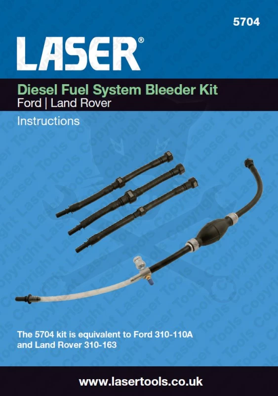 Diesel üzemanyag légtelenítő kézi pumpa készlet - FORD -  Land Rover