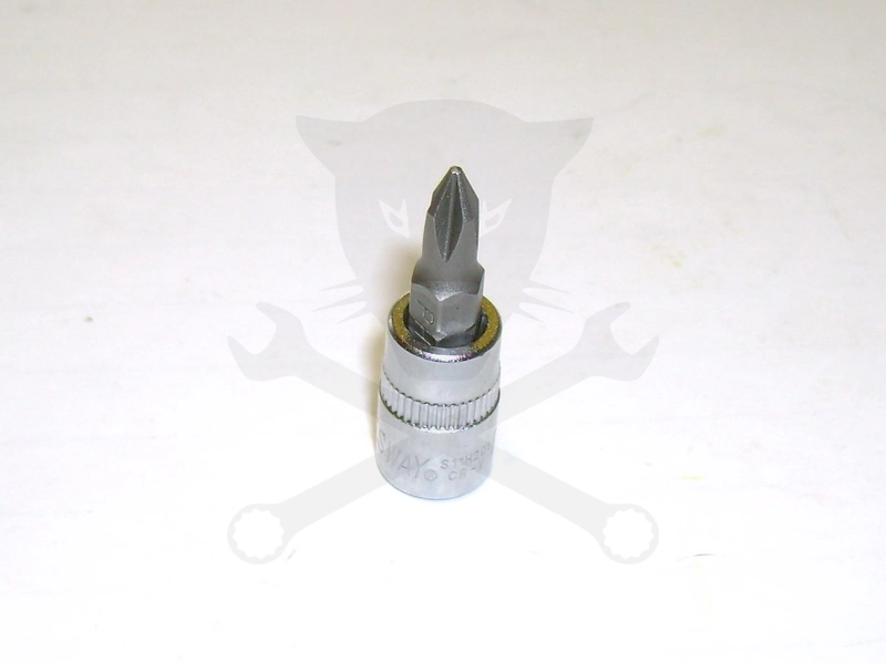 Rátűzőkulcs - crowa+bit 1/4" kereszt PH1