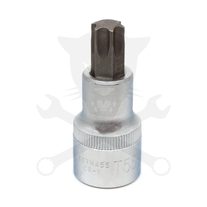 Rátűzőkulcs - crowa+bit 1/2" torx T55