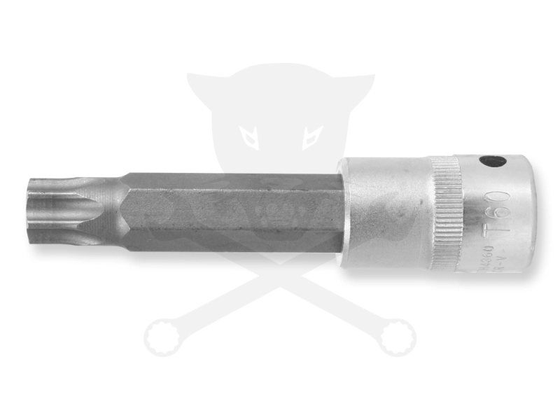 Rátűzőkulcs - crowa+bit 1/2" torx T60 hosszított