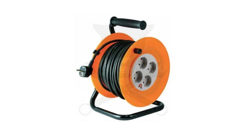 Kábeldob 25 m - IP20 gumi kábel 3 x 1.0 mm2 - 2300W
