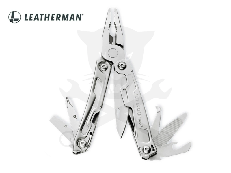 Multifunkciós szerszám Leatherman Rev króm