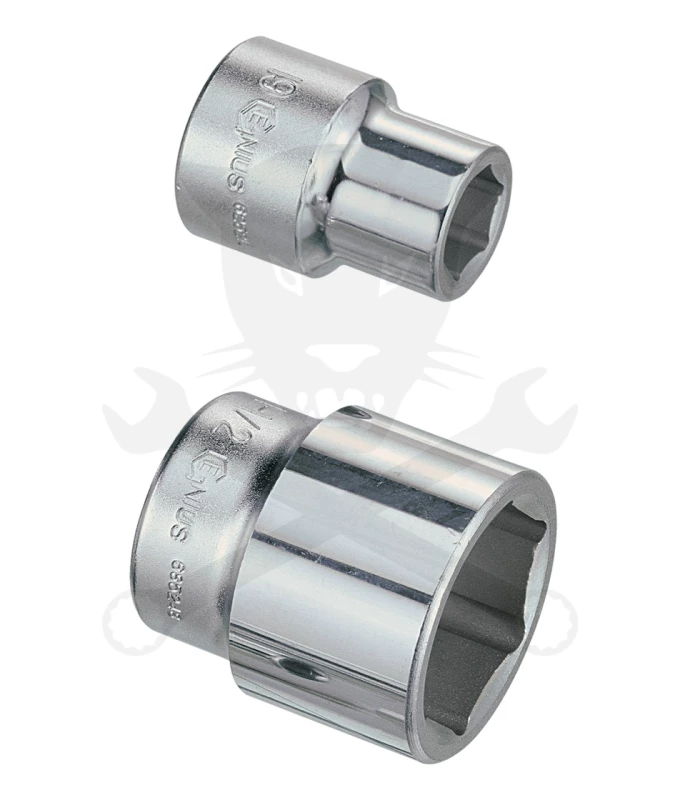 Dugókulcs - crowafej 3/4" 6 lap normál 18 mm Genius
