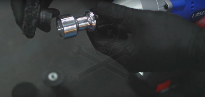 Légkulcs adapter készlet Csiszoló fejekkel kompletten 4 db-os  - Laser