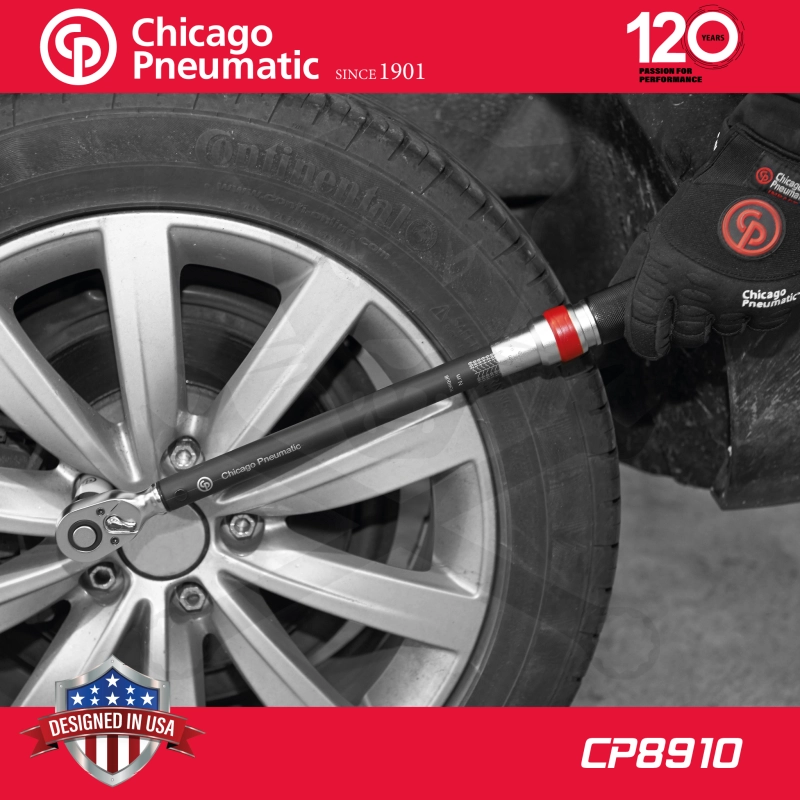 Nyomatékkulcs 020-100 Nm 3/8" - kalibrálva - Chicago (CP8910)