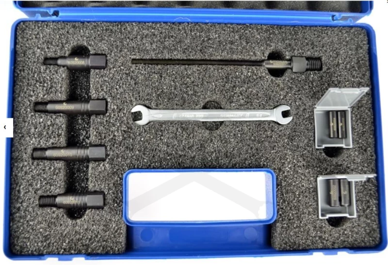 Kompressziómérő diesel Full-Univerzális izzítógyertya-adapter készlet