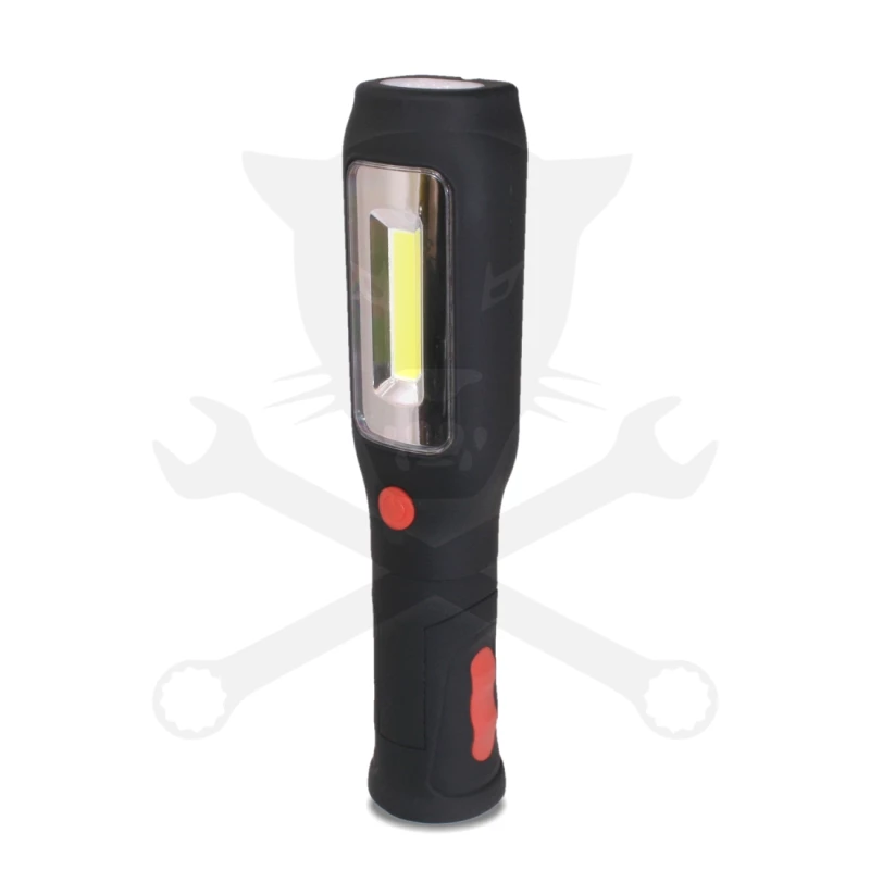 Szerelőlámpa LED 01 COB ledes + 1 LED elülső, profi