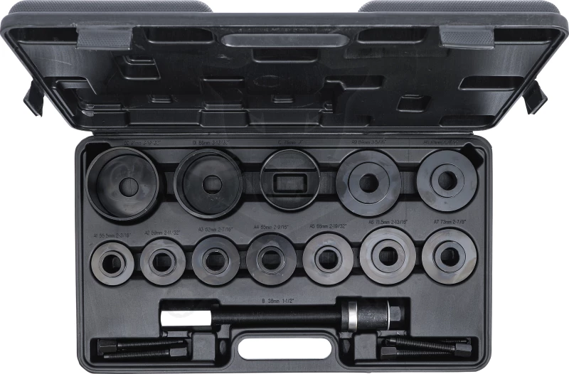 Kerékcsapágy szerelő készlet 21 db-os 55,5 - 84 mm - BGS