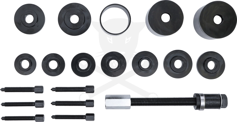 Kerékcsapágy szerelő készlet 21 db-os 55,5 - 84 mm -  BGS