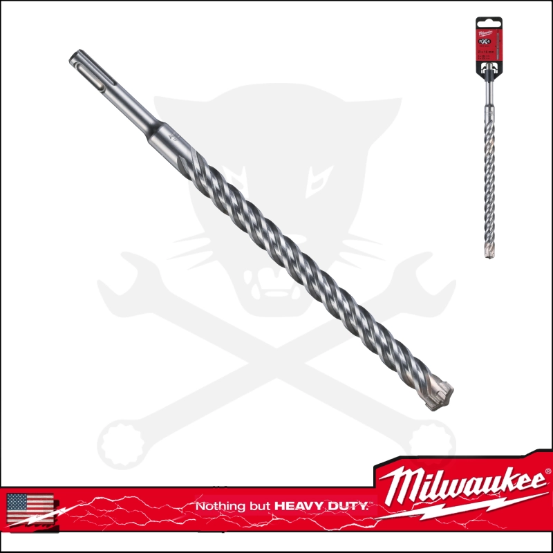 Kőzetfúró 16.0 x 260 mm - négyélű  SDS-Plus - MX4 Milwaukee