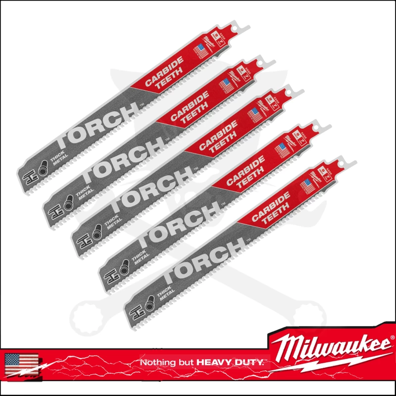 Fűrészlap kardfűrészhez, kemény fémre 230 mm TCT TORCH 5db - Milwaukee