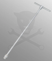 T-kulcs 1/2"-os gömb-csuklós 500 mm Genius