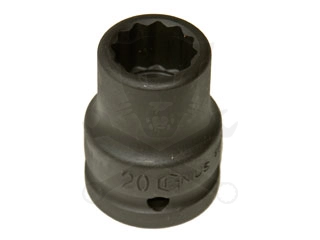 Légkulcsfej 3/4" 12 l.n. 21-es Genius