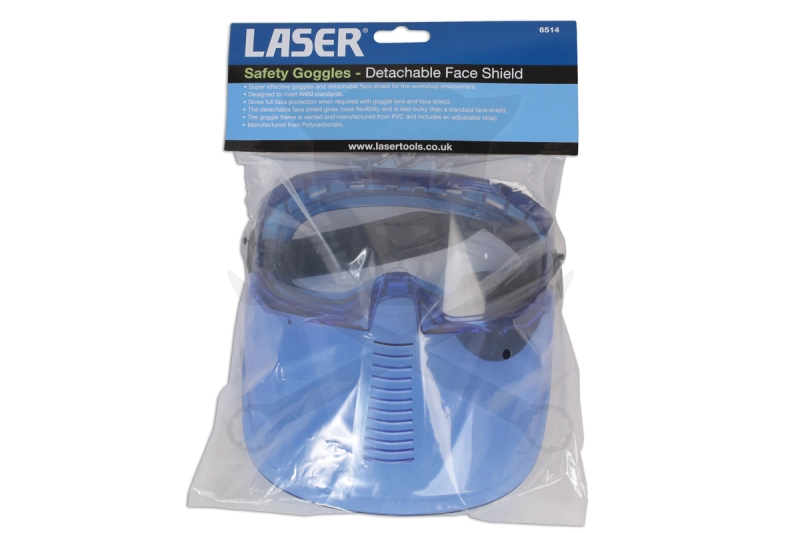 Védőszemüveg arcvédővel - Laser