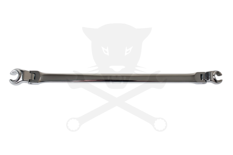 Fékcsőkulcs 08x09 mm csuklós, extra hosszú 290 mm - Laser -TS20