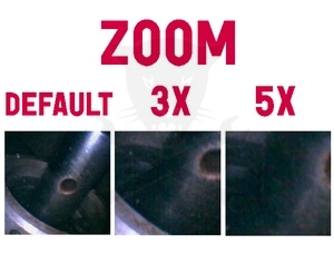 Videoszkóp - inspekciós kamera  4.5 mm-es flexibilis kamerafej - Hubi