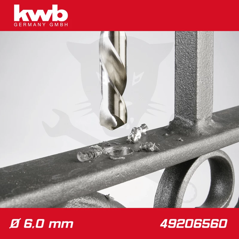 Csigafúró  6,0 mm HSS-G DIN 338 Silver Star, profi - KWB