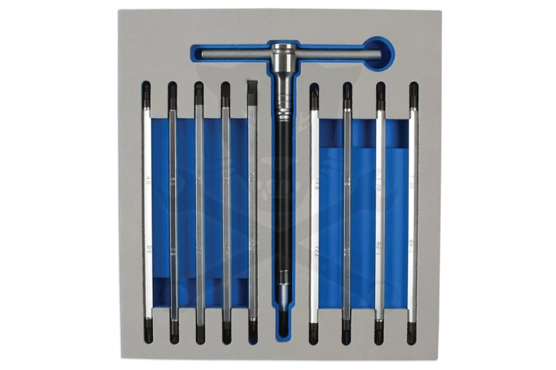 T-alakú csavarhúzó 12 db-os készlet, Torx, Imbusz, PH, PZ -AT18 -