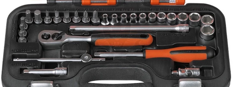 Dugókulcs készlet 1/4" 6 lap 4-13 mm 29 db-os Bahco
