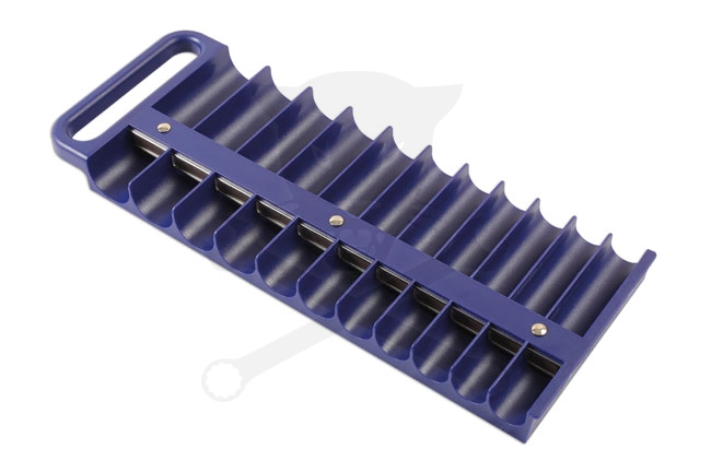 Dugókulcstartó mágneses tálca 1/2" - 22 db-os 420x160 mm