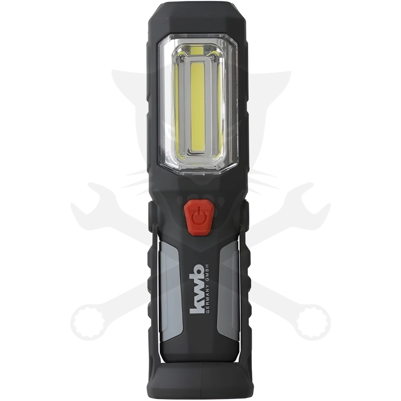 Szerelőlámpa LED 01 COB + 1 ledes dönthető akkus - KWB