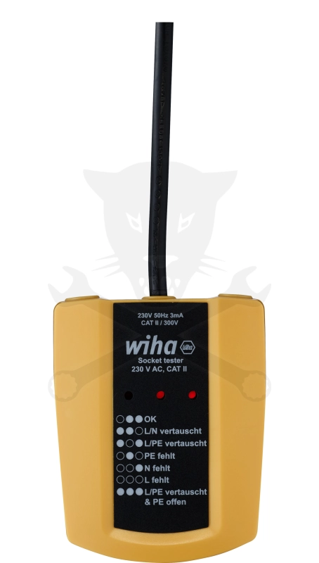 Hálózati aljzat teszter 230V AC - Wiha (SB25561)
