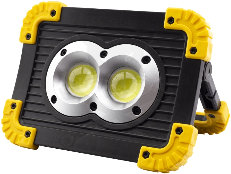 Szerelőlámpa - LED 02 COB 240 lm 6+1W IP65 akkus - Entac