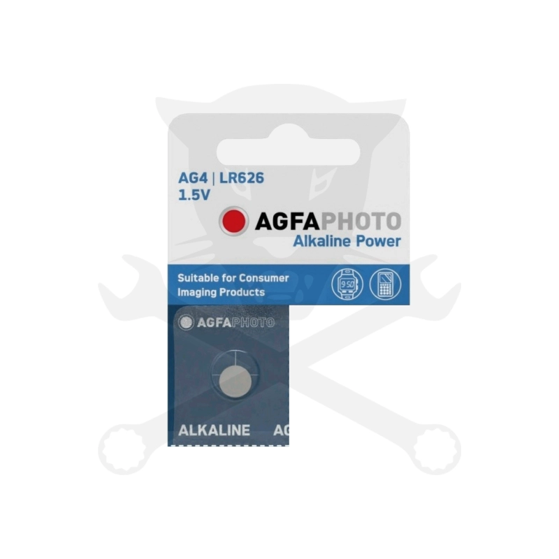 Elem 1.5V - LR626 / AG4 gombelem - AgfaPhoto (AGFA-AG4-A)