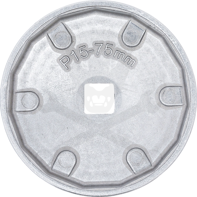 Olajszűrő leszedő kupak  75 mm x 15 lap Alu