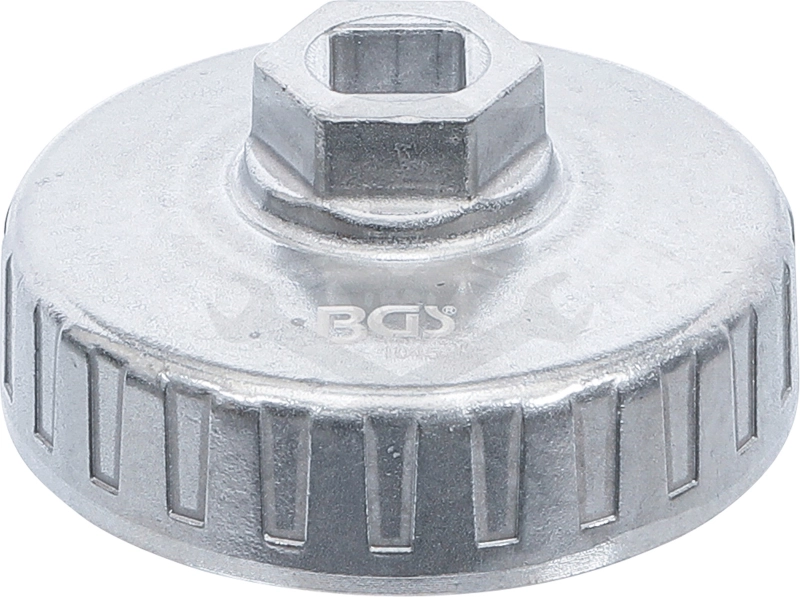 Olajszűrő leszedő kupak  75 mm x 15 lap Alu