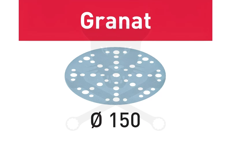 Csiszolópapír, tépőzáras 150 mm STF D150/48 P100 GR/100 Granat 100 db