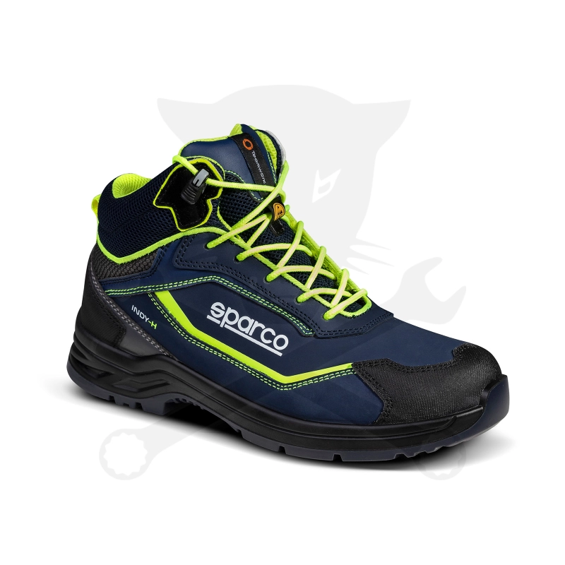 Munkavédelmi bakancs SPARCO - Indy-H Richmond S3S ESD kék-fluo 48-as