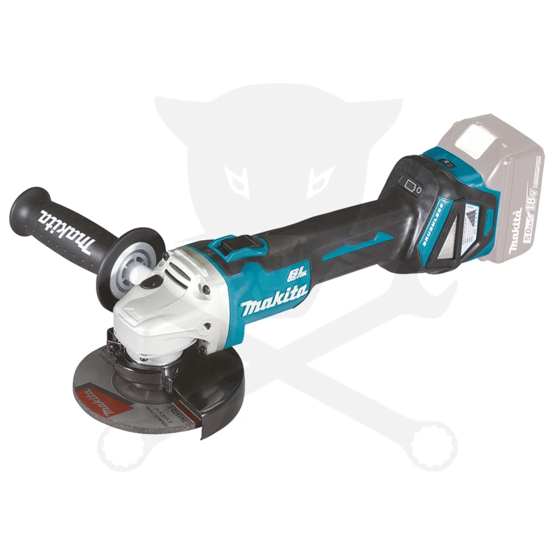 Sarokcsiszoló, akkus 18V 125 mm - akku nélkül - Makita